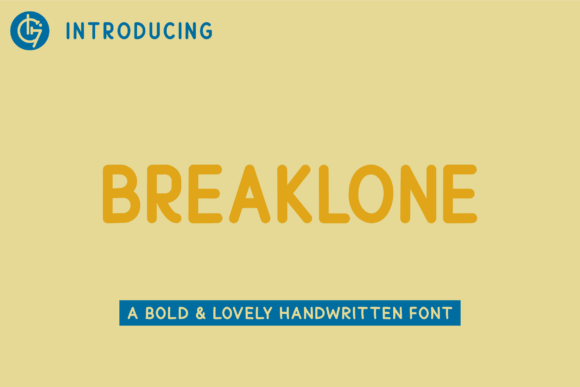 Breaklone: A Quirky Sans Serif Font for Bold Editorial Design