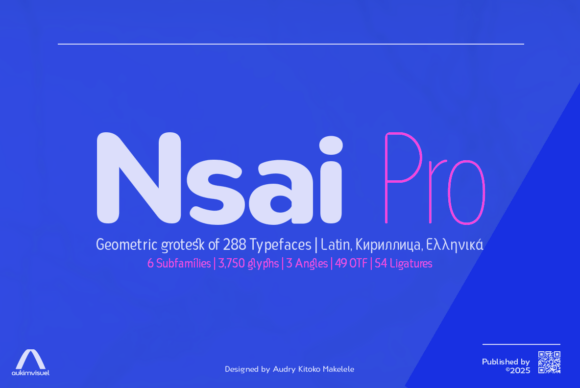 Designing with Nsai Pro Rounded Wide Typeface