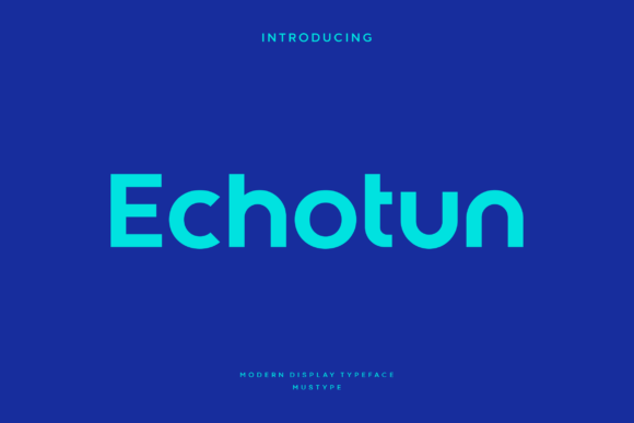 Echotun: The Perfect Sans Serif Font for Crafters and Brands