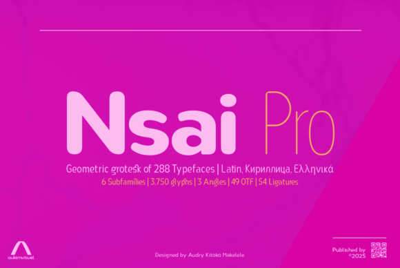 Elevate Your Brand with Nsai Pro Rounded Compressed Typeface