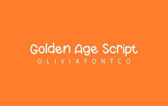Golden Age Script: A Playful Typeface for Editorial Design