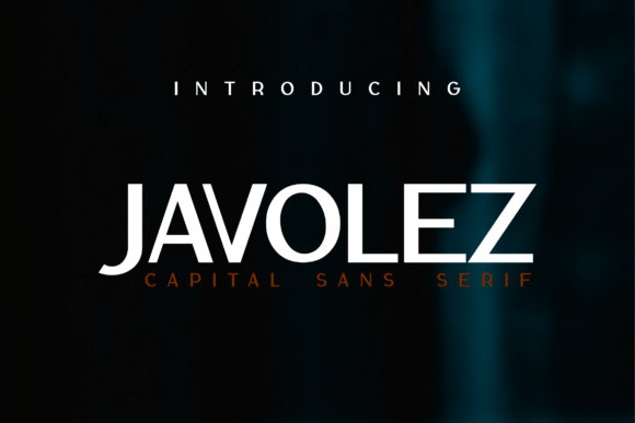 Javolez: A Bold Sans Serif Font for Small Business Branding