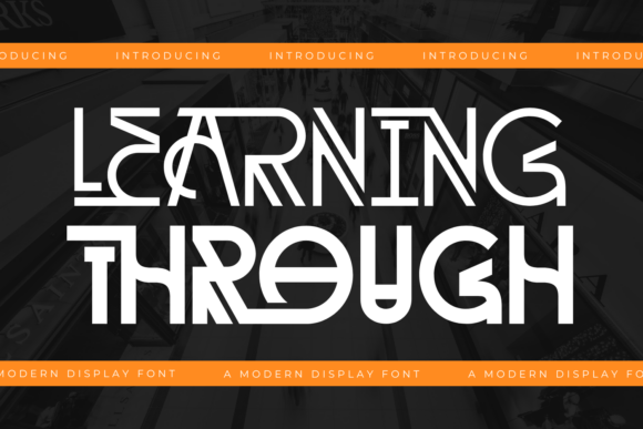 Learning Through: A Modern Sans Serif Typeface for Editorial Design