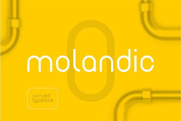 Molandic: A Modern Sans Serif Typeface for Editorial Design