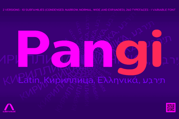 Pangiwide Regular: A Modern Geometric Typeface for Bold Branding