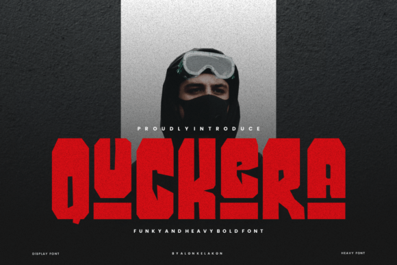 Quckera Font: A Bold Sans Serif for Modern Brand Identity