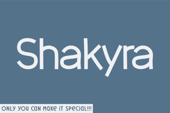 Shakyra: The Unique Sans Serif Font for Bold Campaigns