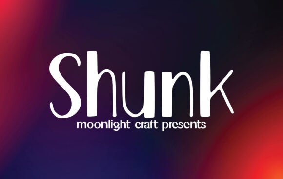 Shunk: A Handwritten Sans Serif Font for Modern Web Design