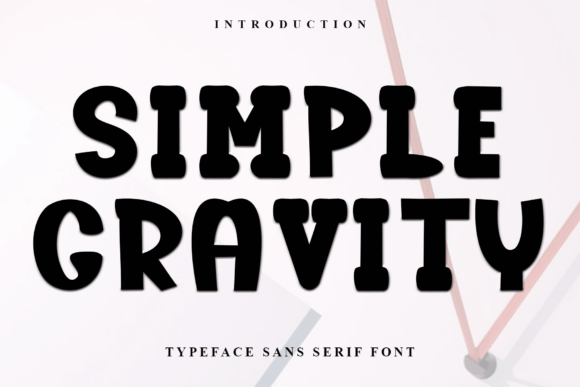 Simple Gravity: A Modern Sans Serif Font for Web Design