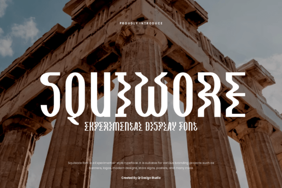 Squiwore Font: The Perfect Sans Serif Typeface for Crafters