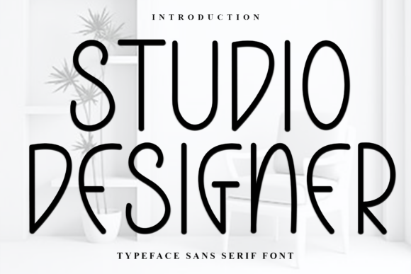 Studio Designer: A Festive Typeface for Your Brand