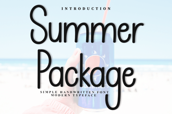 Summer Package: A Cheerful Typeface for Small Business Brands