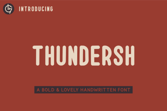 Thundersh: The Quirky Sans Serif Font for Crafters