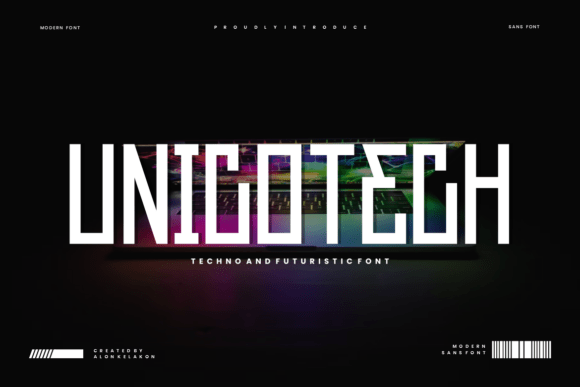 Unicotech: A Futuristic Typeface for Modern Editorial Design