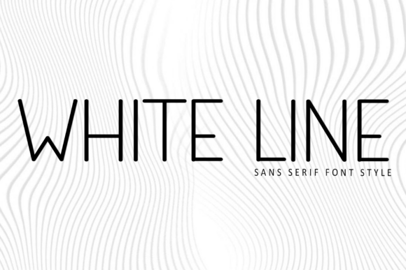 White Line: A Minimalist Sans Serif for Modern Branding